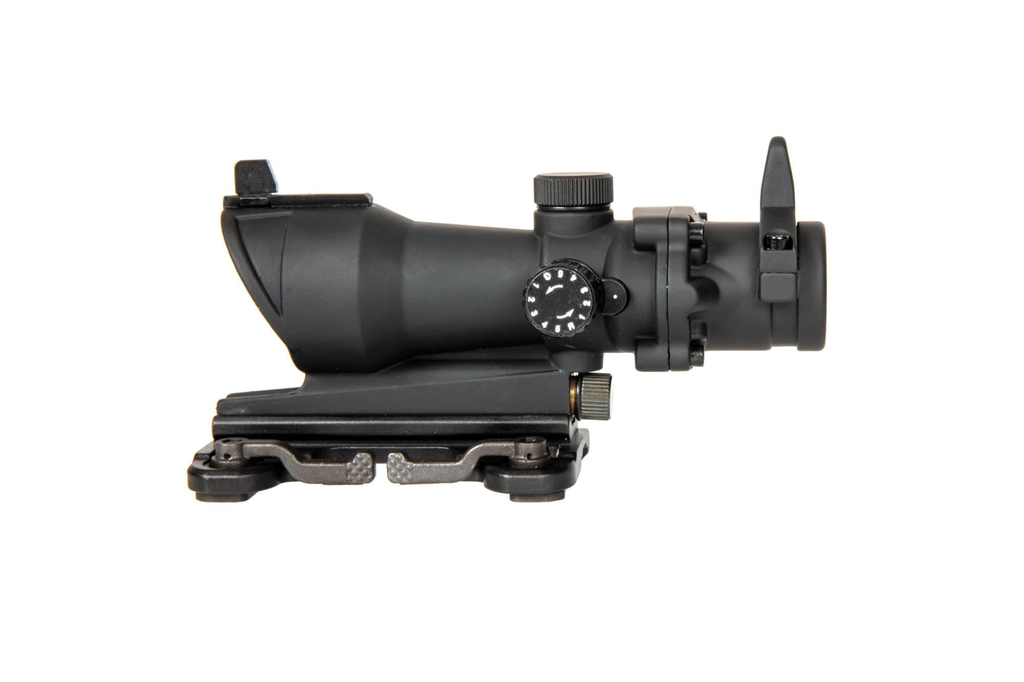 ACOG Style 4x32 Scope Replica with Lighting and QD Mount - Black